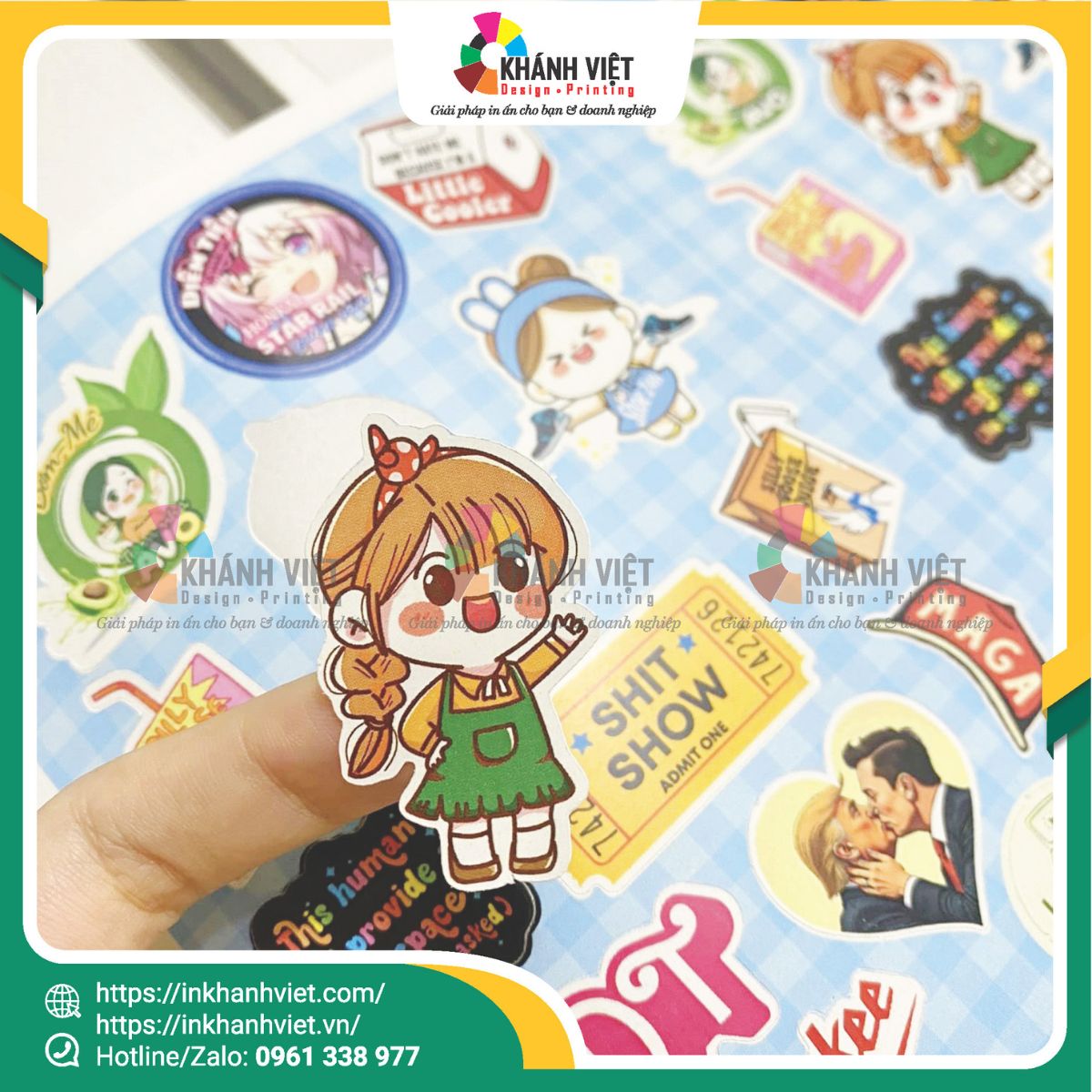 In sticker giấy