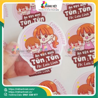 sticker ăn vặt