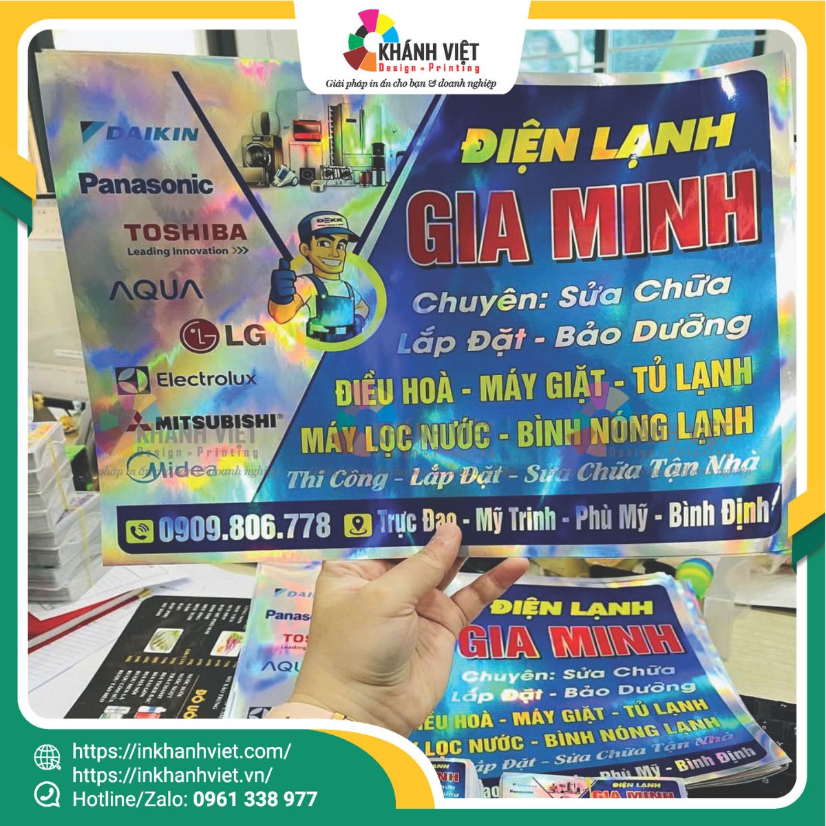 Tem điện lạnh 7 màu