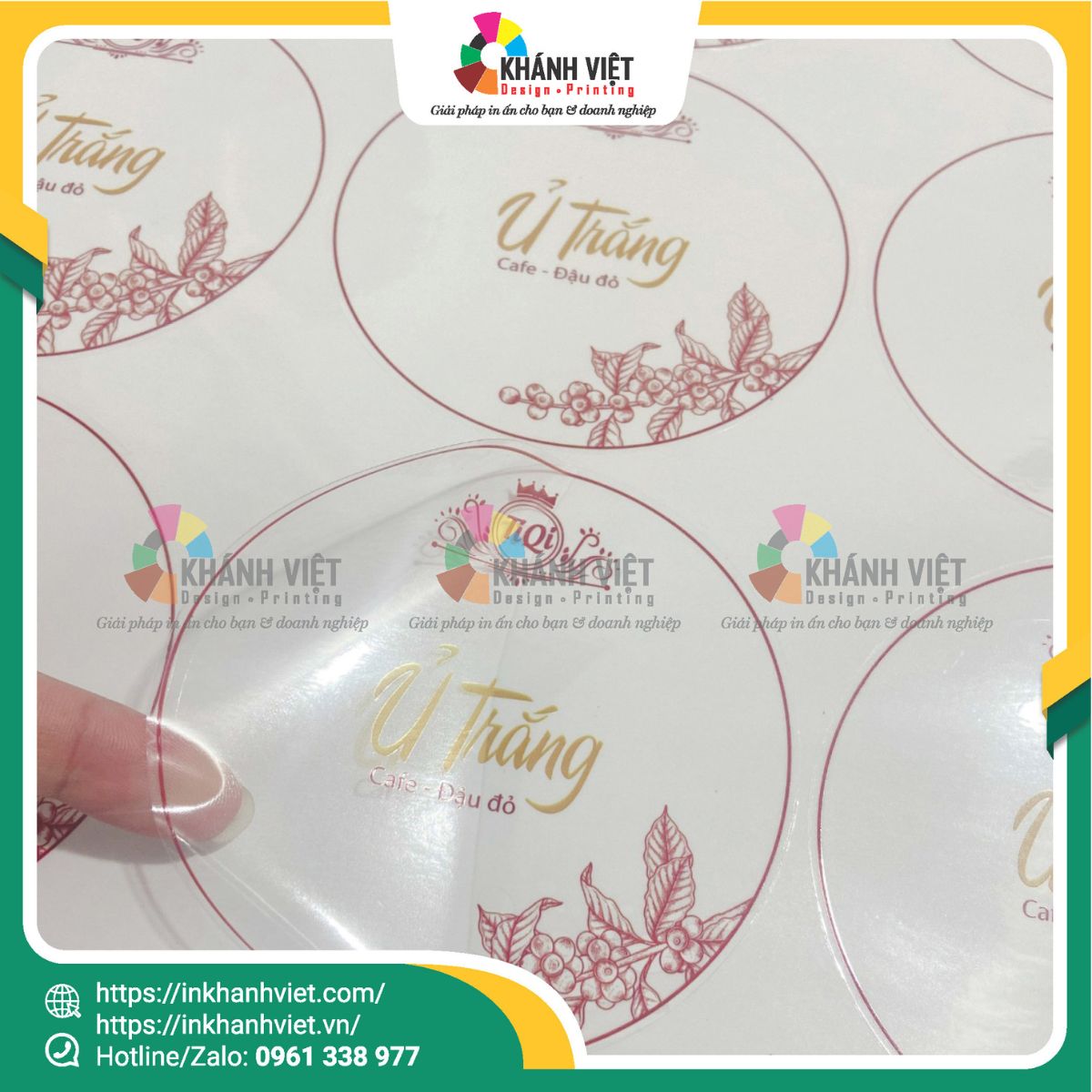 Tem mỹ phẩm trong suốt