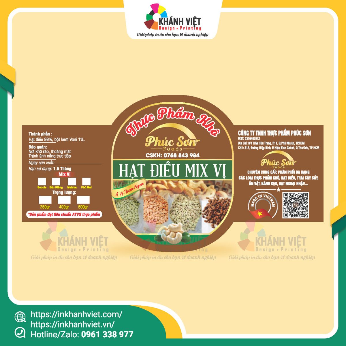 Mẫu tem ăn vặt đẹp - 24