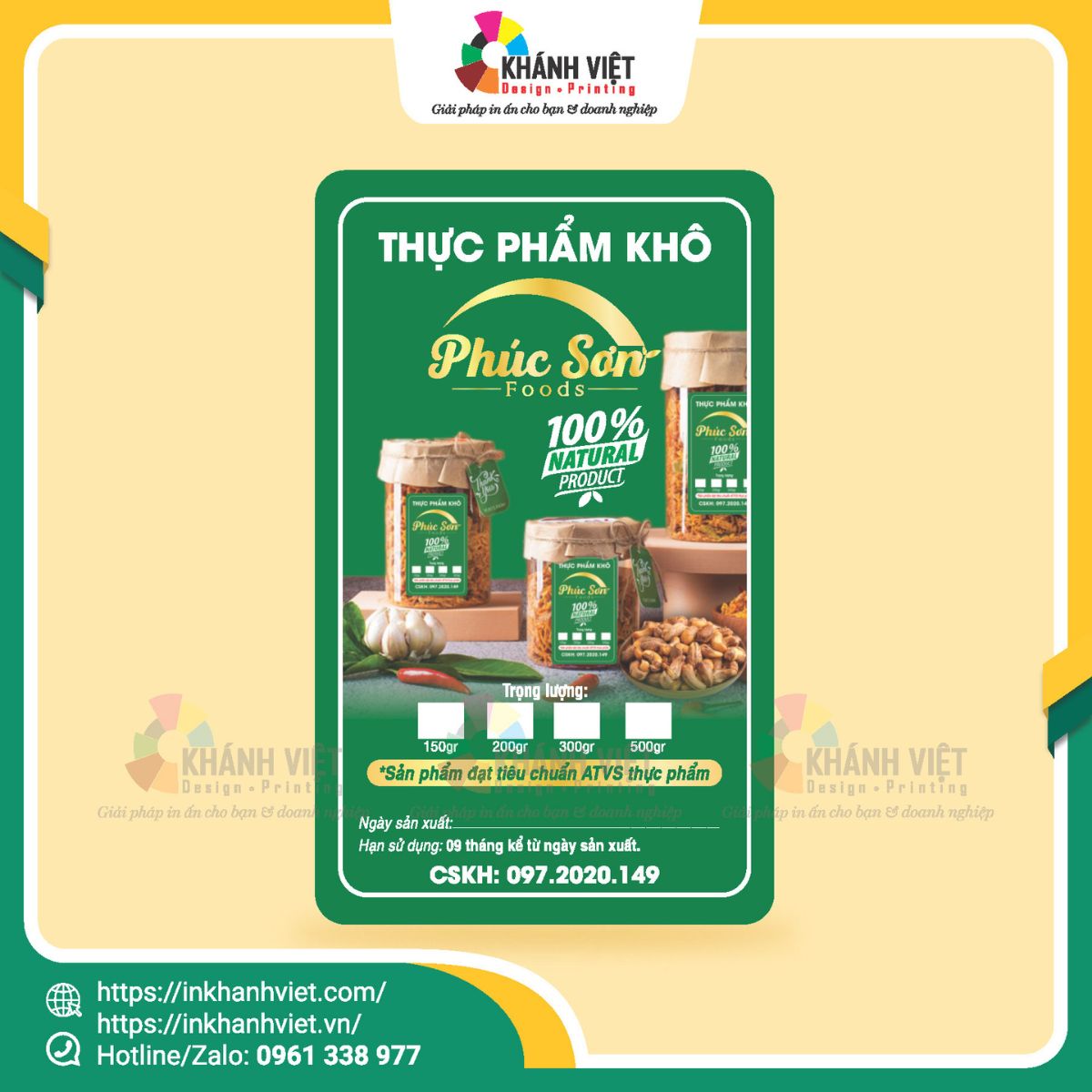 Mẫu tem ăn vặt đẹp - 25