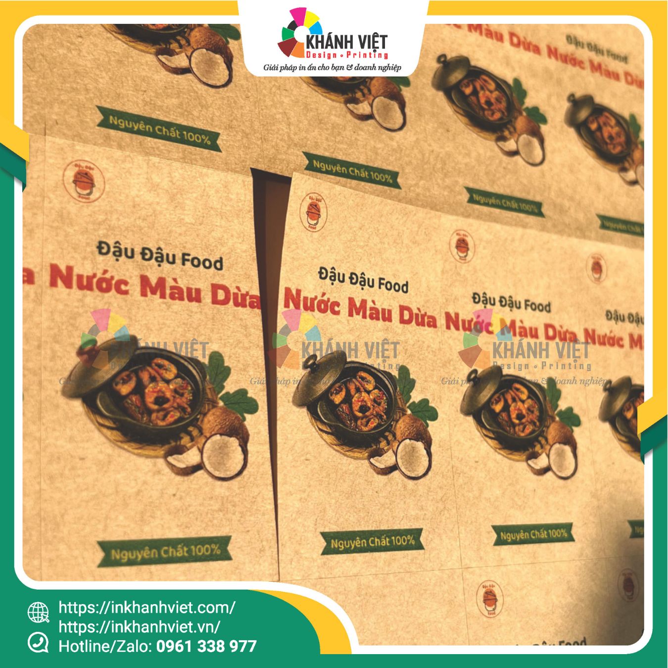 Tem nước màu (Kraft)