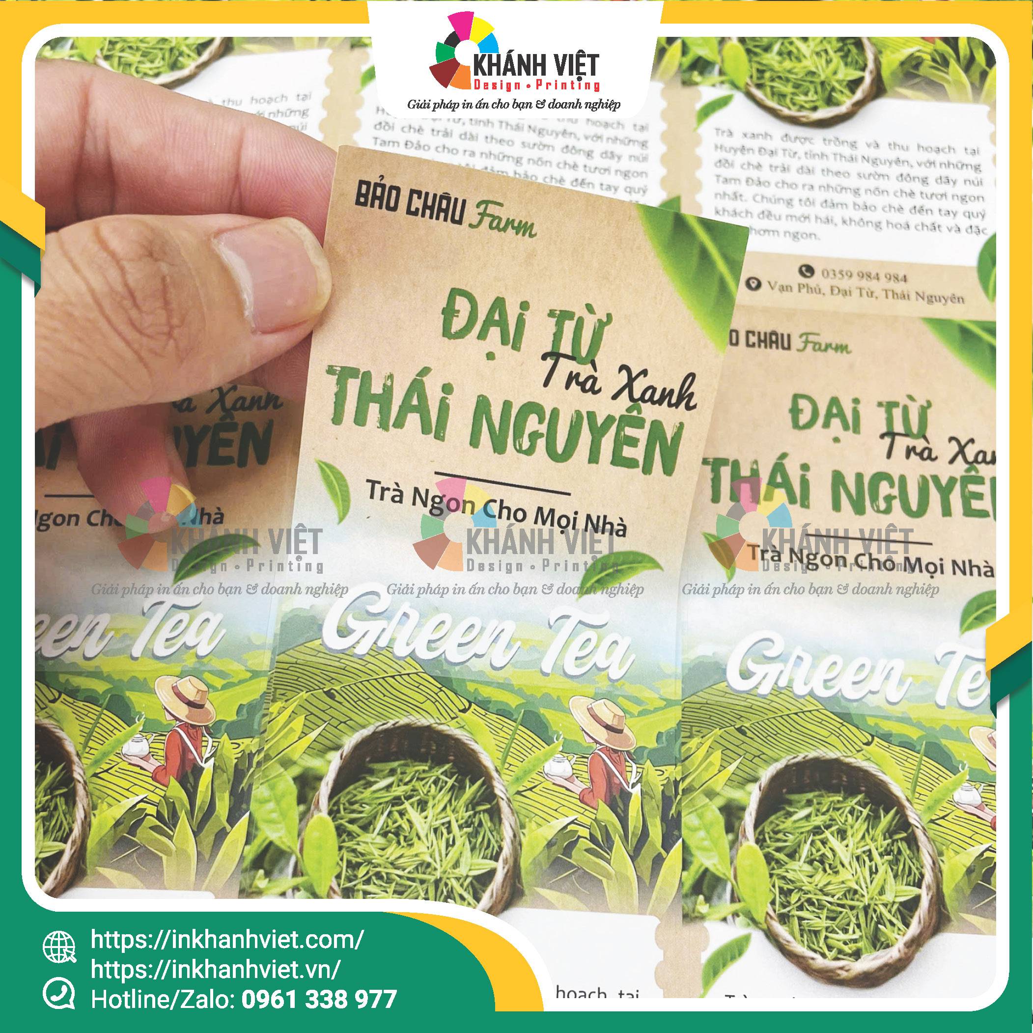 Tem trà (decal giấy-nhựa)